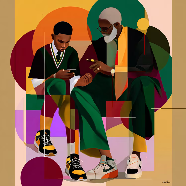 Elders spoke because they had earned the right to, and younger people listened because listening was part of becoming. (Image is artists impression).