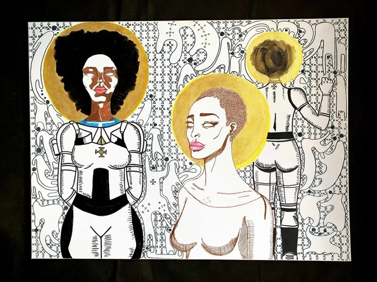 Afronaut Interaction. Image courtesy of Aaron Samuel Mulenga