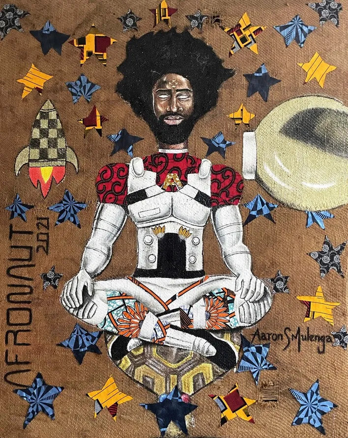 Afronaut Chintelelwe. Image courtesy of Aaron Samuel Mulenga