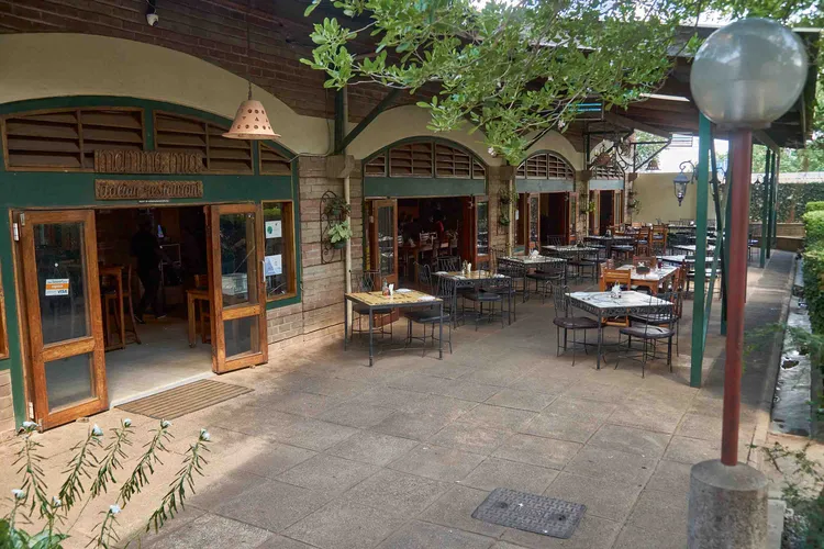Quiet malls and restaurants in Lilongwe. Photo: Nkwazi Magazine/Chosa Mweemba.
