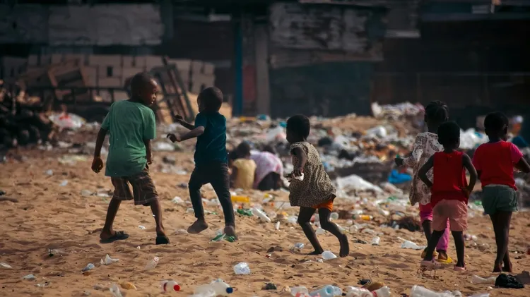 Street children are at risk of exploitation.