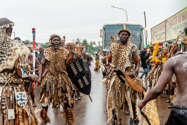 Traditional attire on full display at N'cwala. Image by Lint Studios for Nkwazi Magazine.
