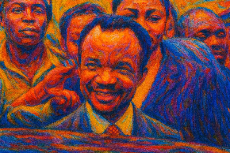 President Chiluba was a trade union leader before becoming Zambia’s first democratically elected president. (Image is artists impression).