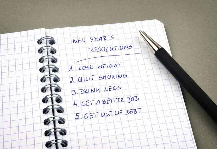 Common New Year's resolutions